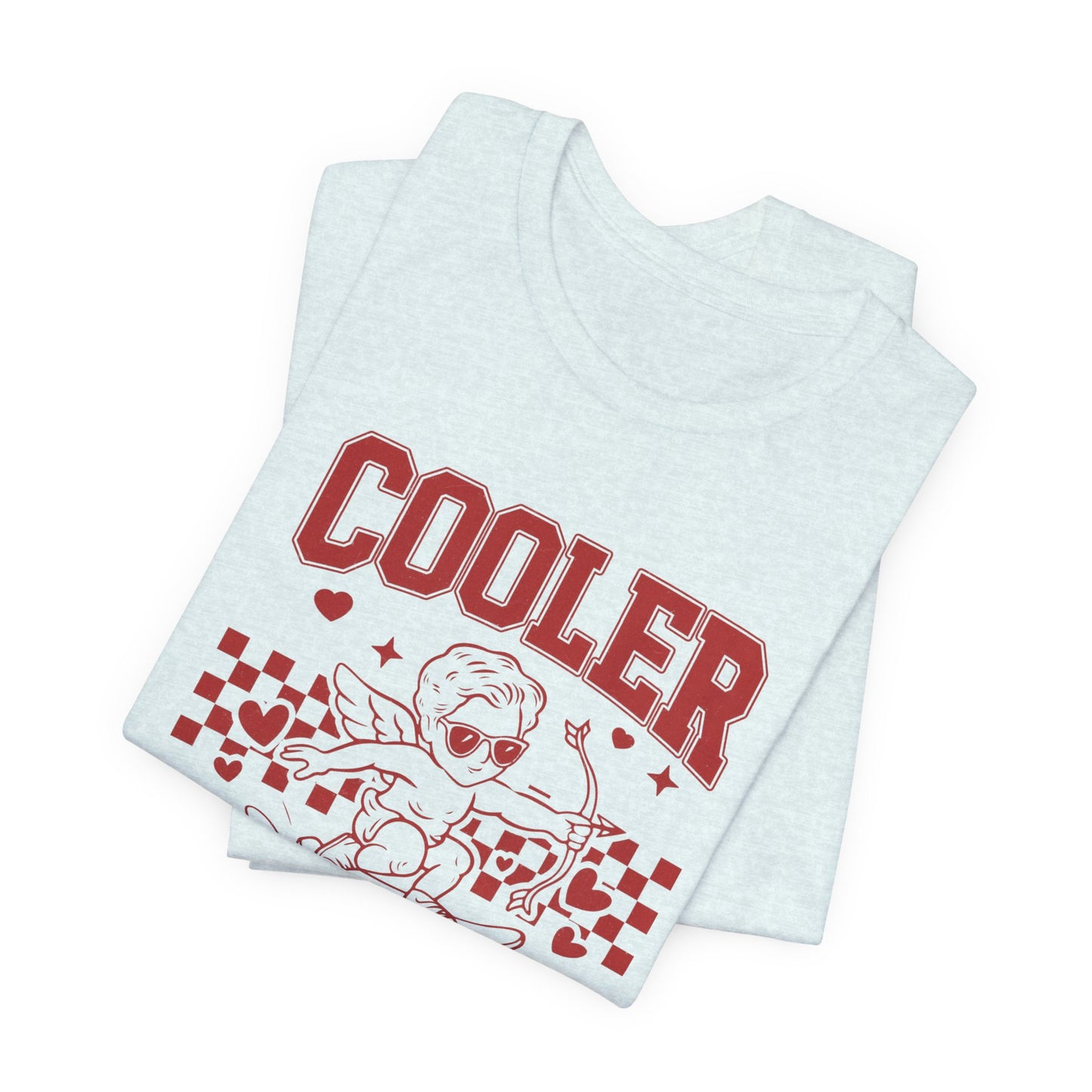 Cooler Than Cupid T‑Shirt — Retro Skater Valentine Tee