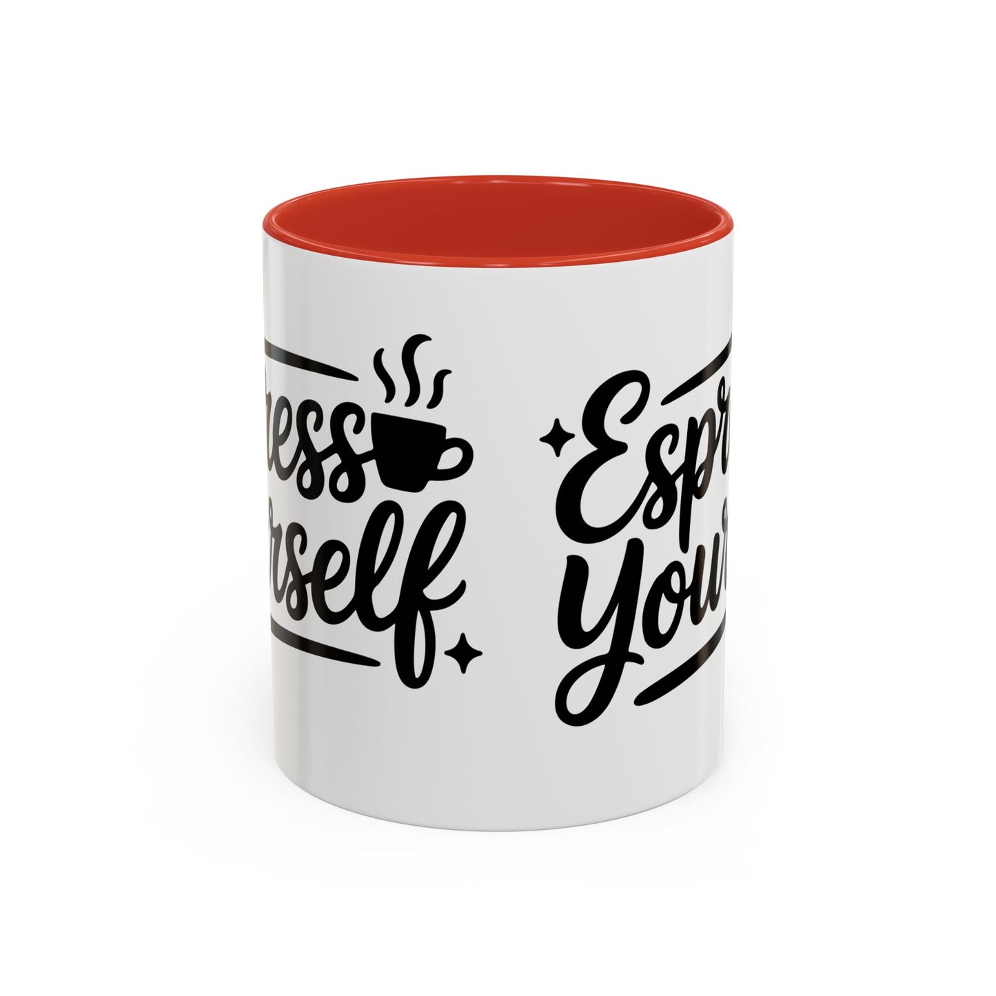 Espresso Yourself Accent Coffee Mug — Funny Coffee Gift (11/15oz)