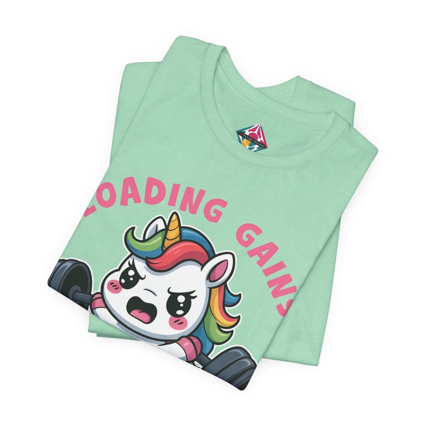 Loading Gains Please Wait Unicorn Gym T-Shirt