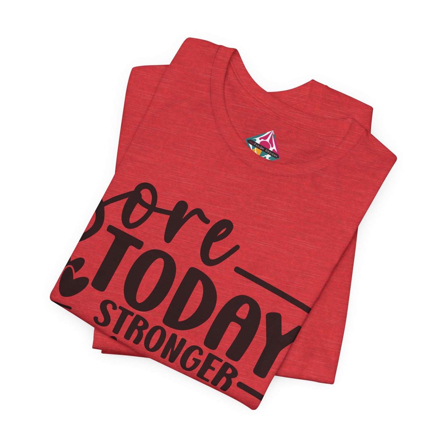 Workout T-Shirt — "Sore Today, Stronger Tomorrow" Motivational Gym Tee
