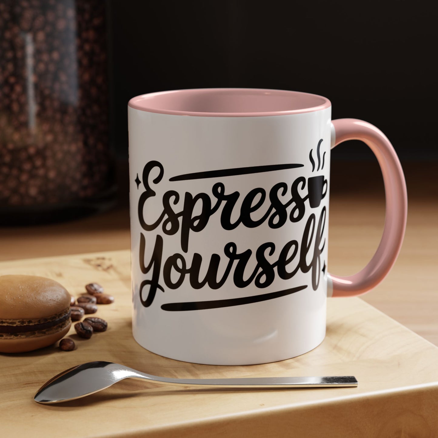 Espresso Yourself Accent Coffee Mug — Funny Coffee Gift (11/15oz)