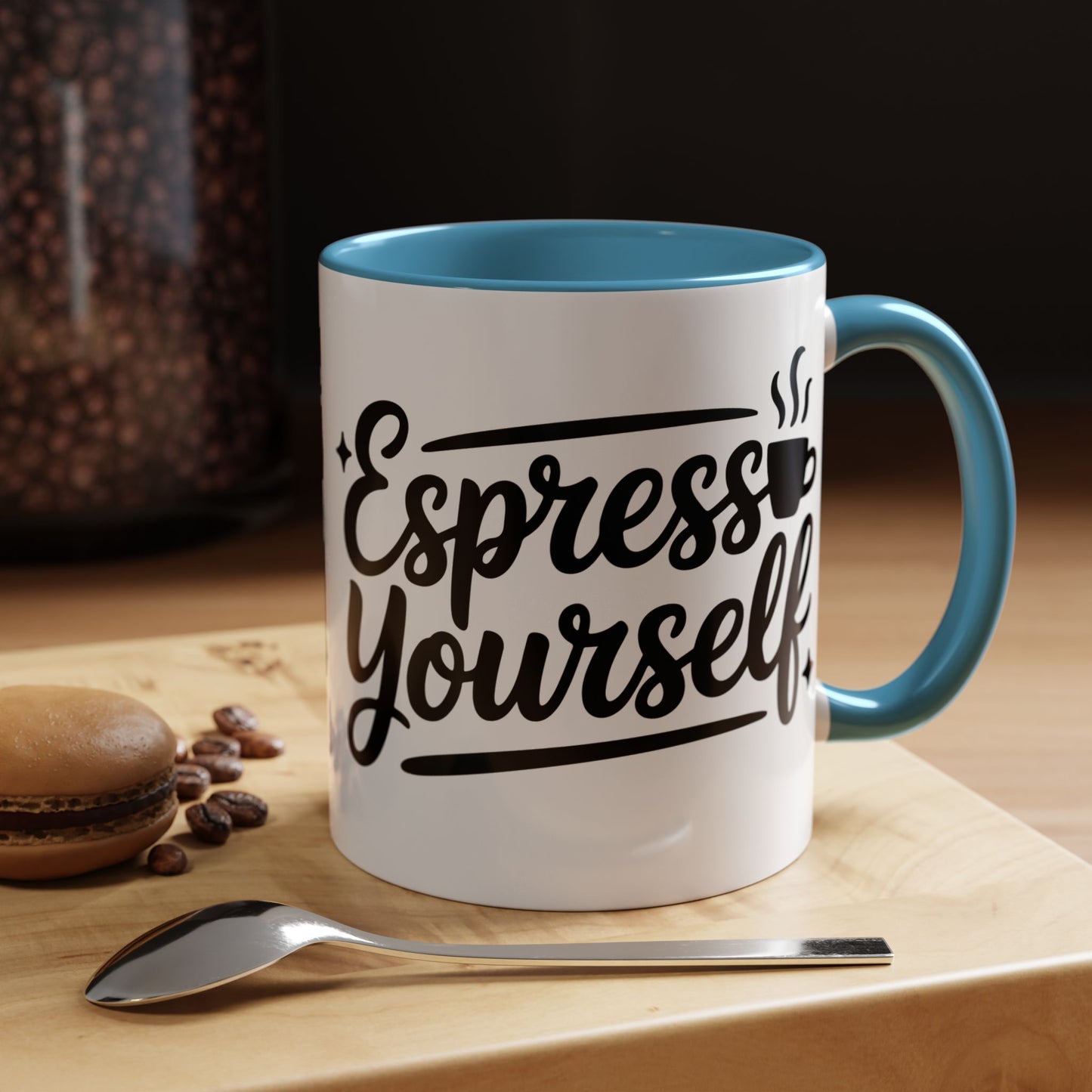 Espresso Yourself Accent Coffee Mug — Funny Coffee Gift (11/15oz)