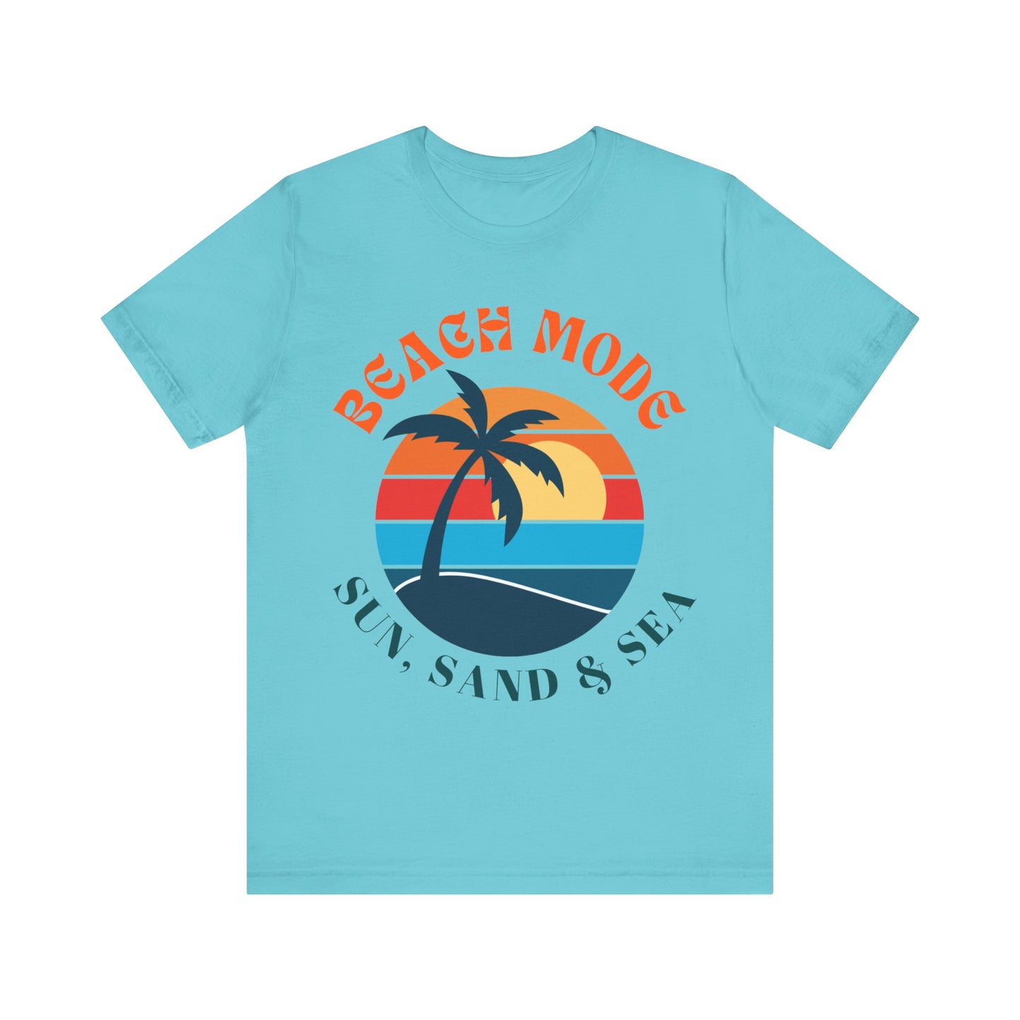 Beach Mode Unisex Jersey Tee - Perfect for Summer, Vacation, Beach Day, Sun Lovers, Casual Wear, Gift for Him/Her