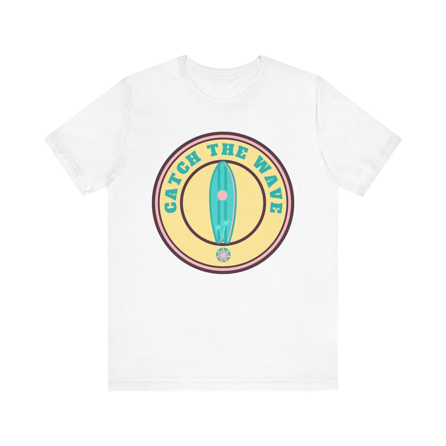 Catch the Wave Unisex Tee | Surfing Shirt, Beach Vibes, Gift for Surfers, Summer Fashion, Casual Wear