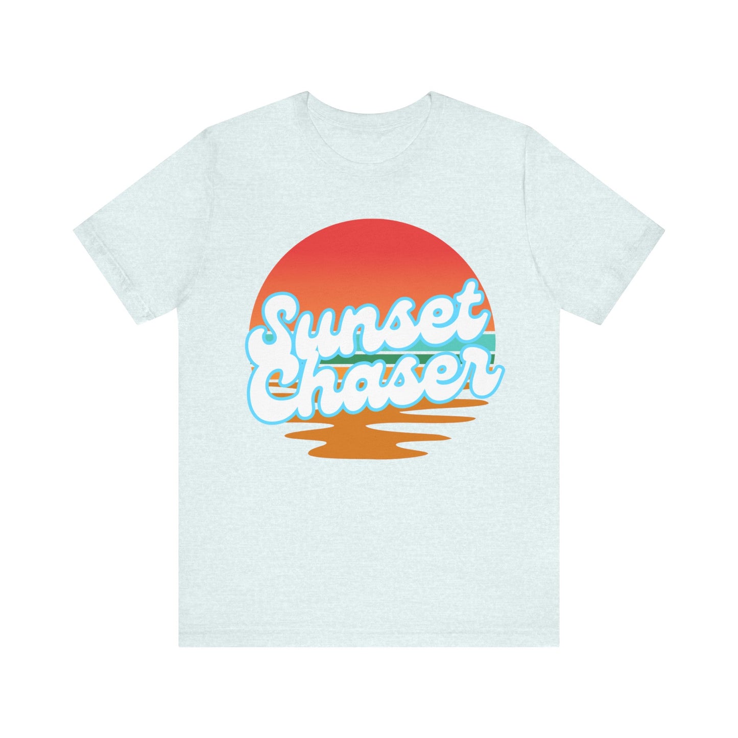 Sunset Chaser Tee - Unisex Short Sleeve T-Shirt for Beach Lovers, Summer Vibes, Vacation Wear, Gift for Nature Enthusiasts
