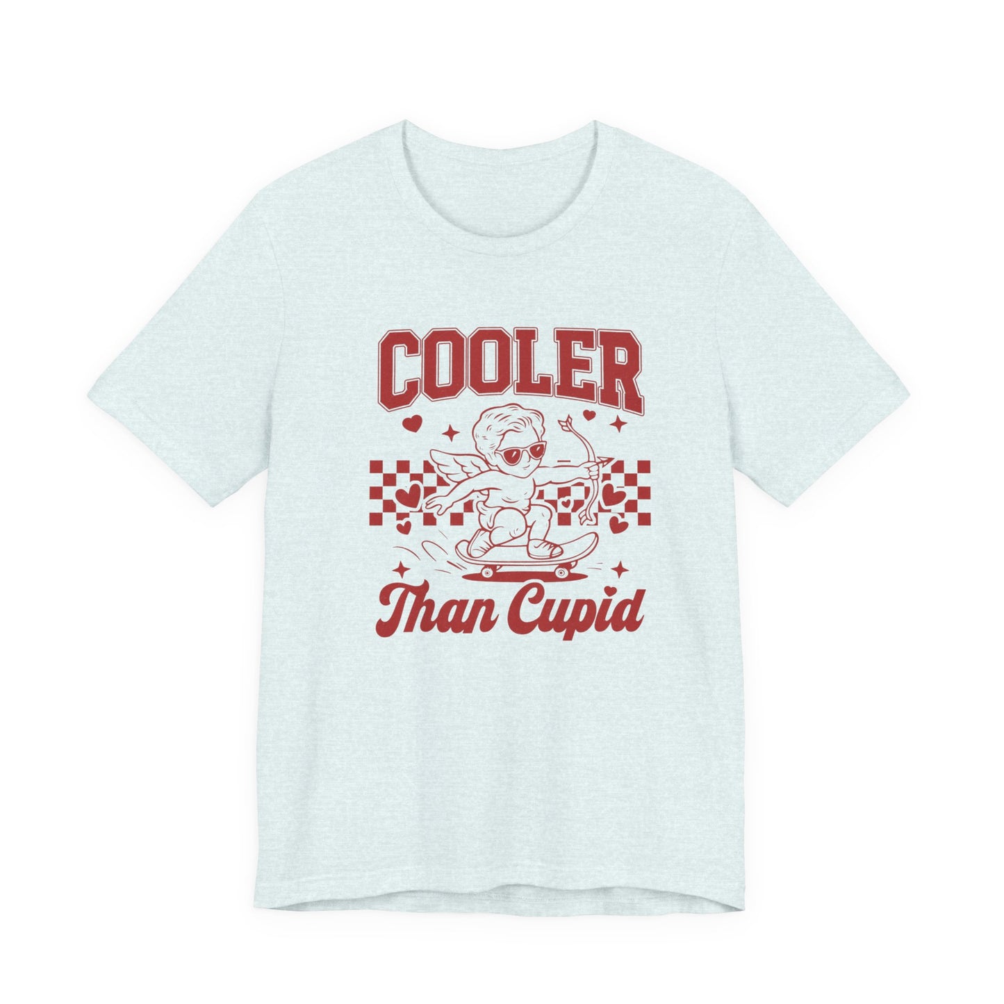 Cooler Than Cupid T‑Shirt — Retro Skater Valentine Tee