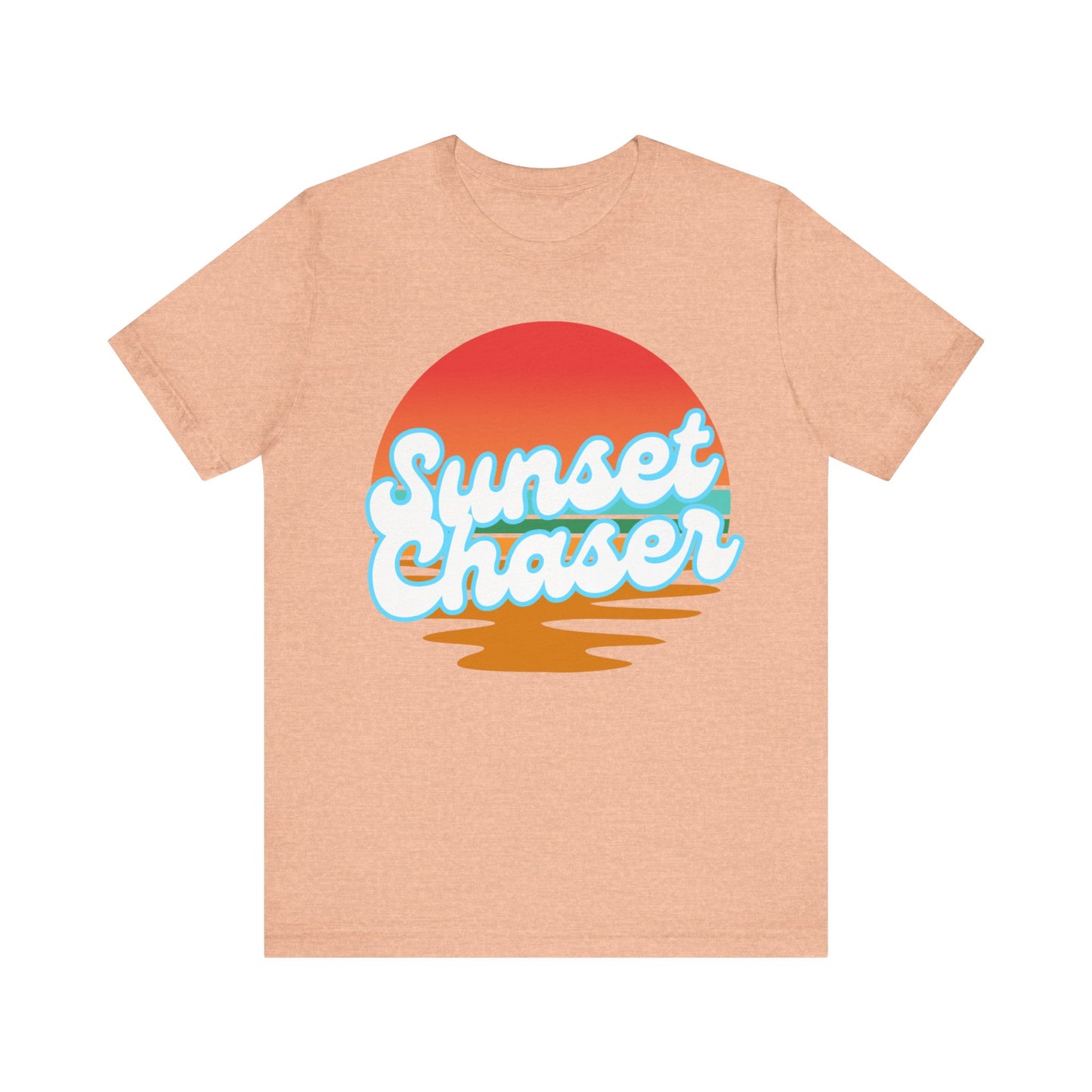 Sunset Chaser Tee - Unisex Summer T-Shirt, Relaxed Fit, Beachwear, Vacation, Gift for Sunset Lovers, Casual Graphic Tee