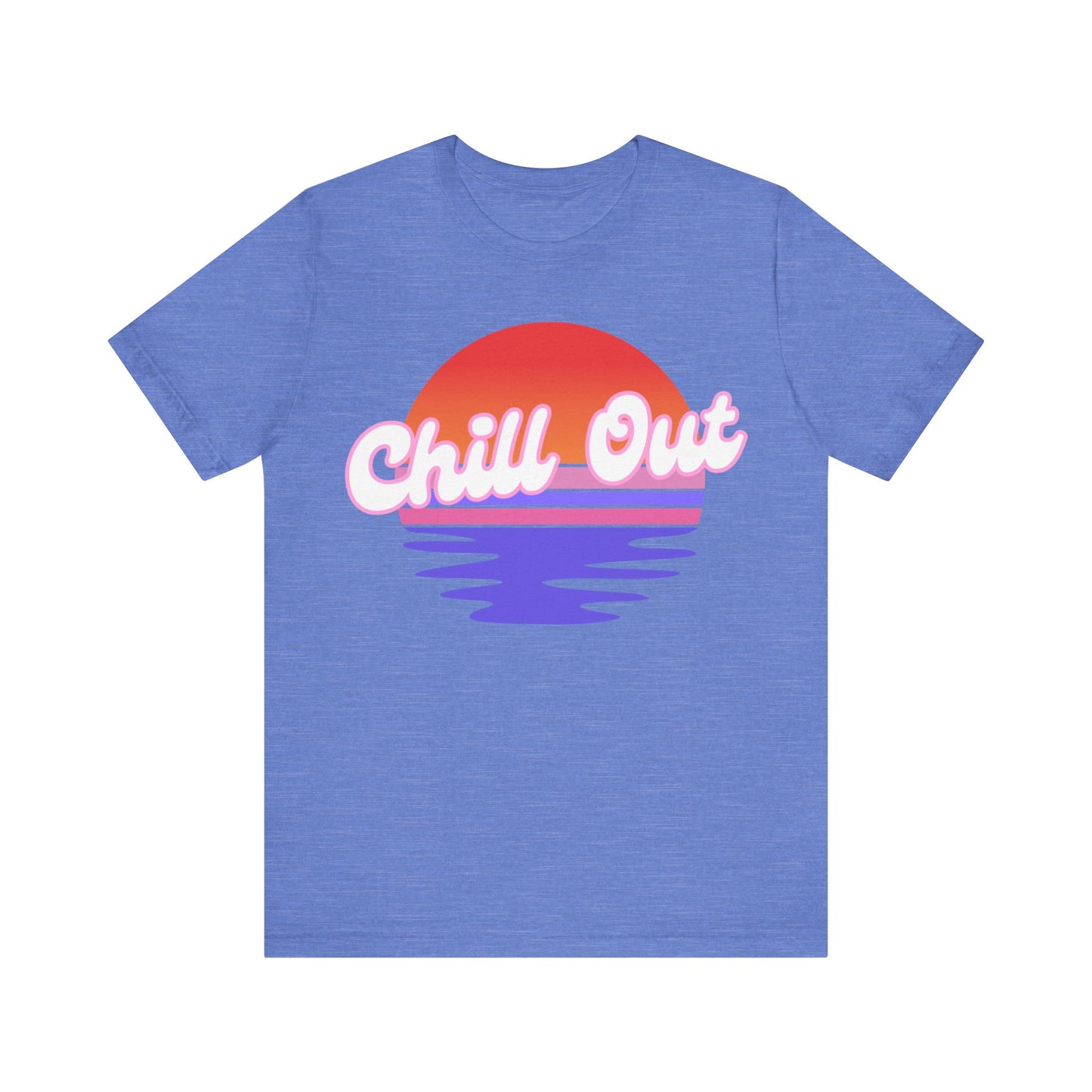 Chill Out Unisex Jersey Tee | Relaxed Vibe T-Shirt for Summer Days, Casual Wear, Beach Outfits, Gift for Friends