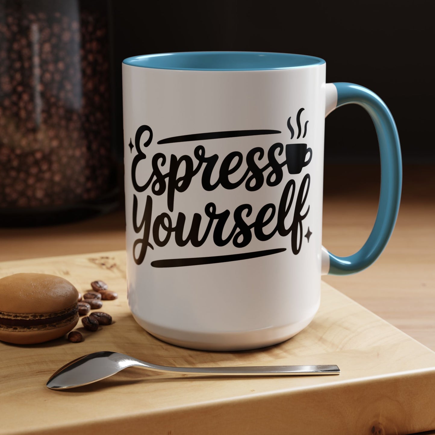 Espresso Yourself Accent Coffee Mug — Funny Coffee Gift (11/15oz)