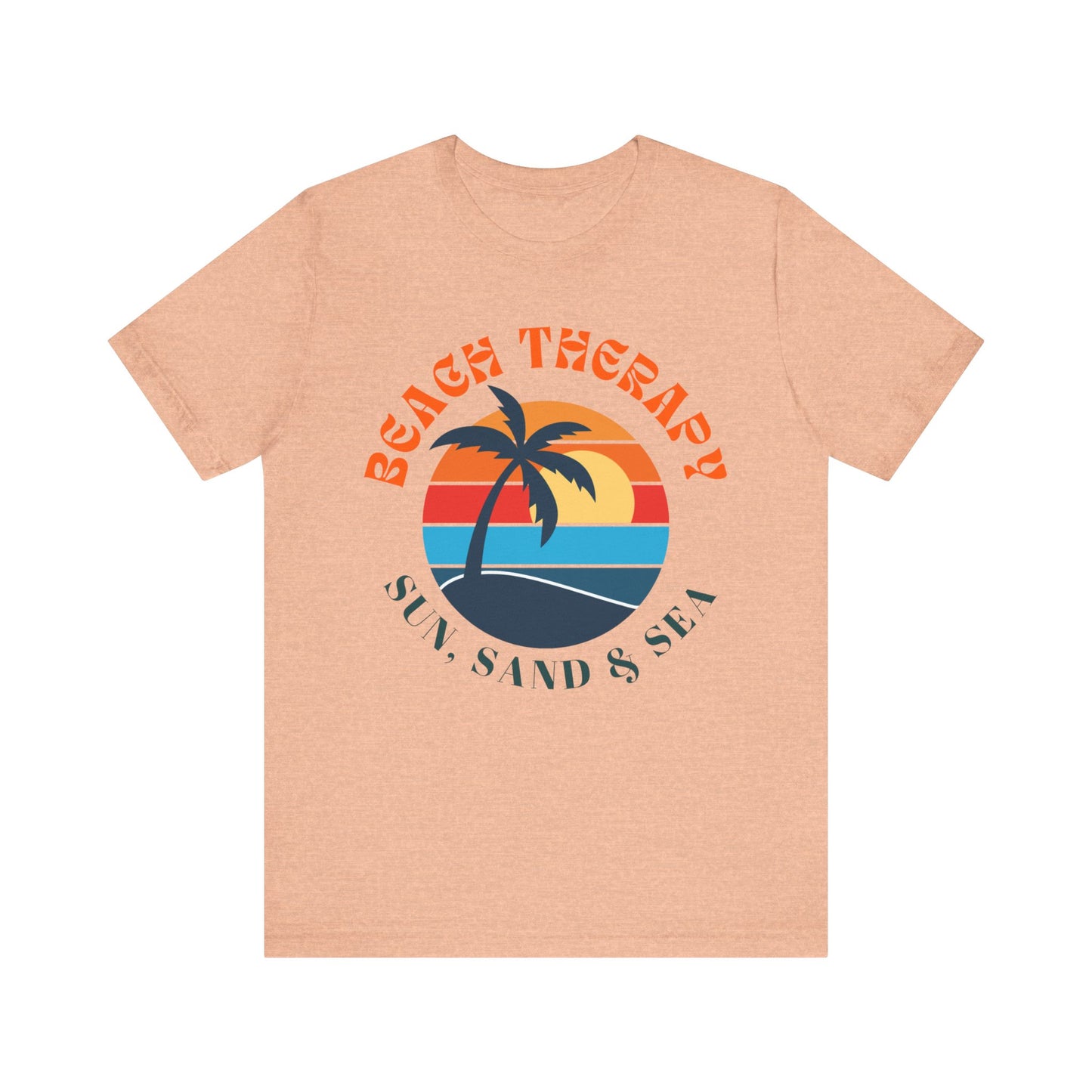 Beach Therapy Unisex Tee, Summer Vibes Shirt, Gift for Beach Lovers, Casual T-Shirt, Vacation Apparel, Fun Holidaywear