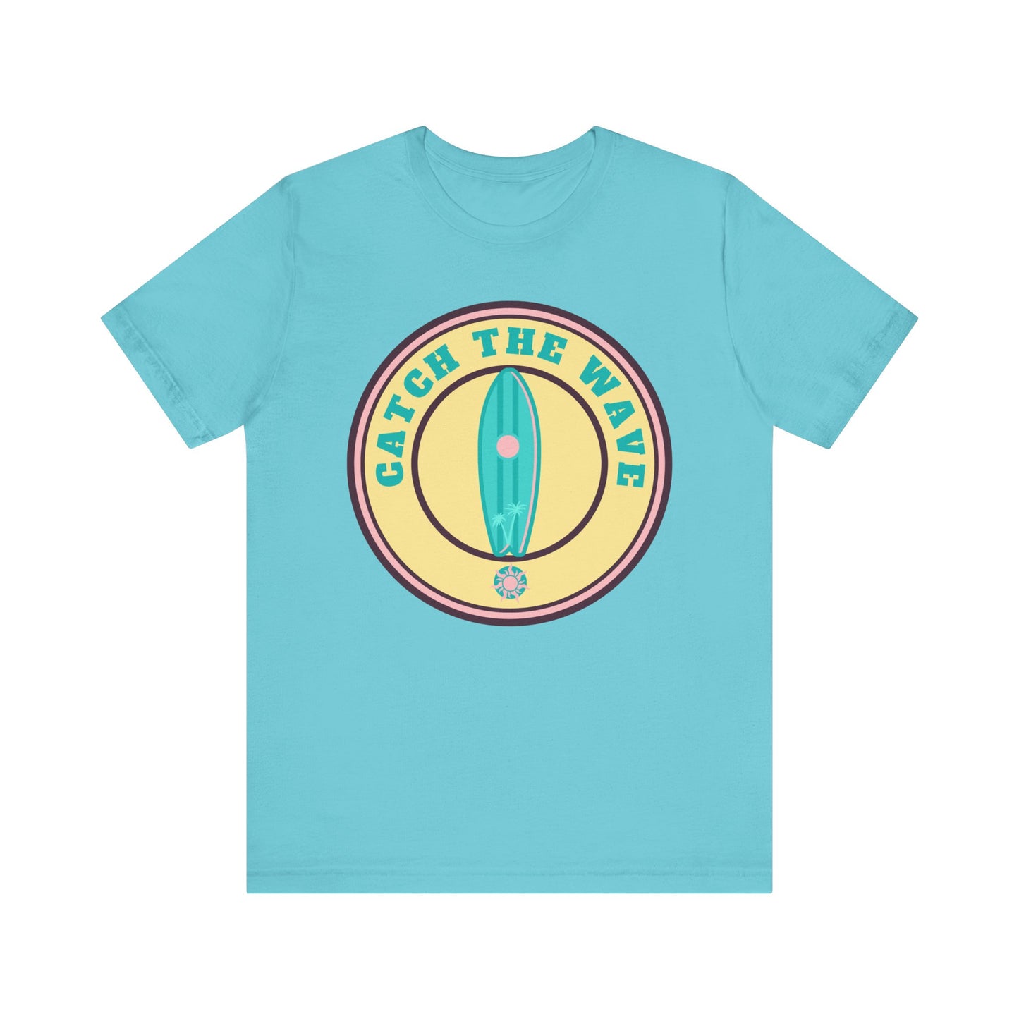 Catch the Wave Unisex Tee | Surfing Shirt, Beach Vibes, Gift for Surfers, Summer Fashion, Casual Wear