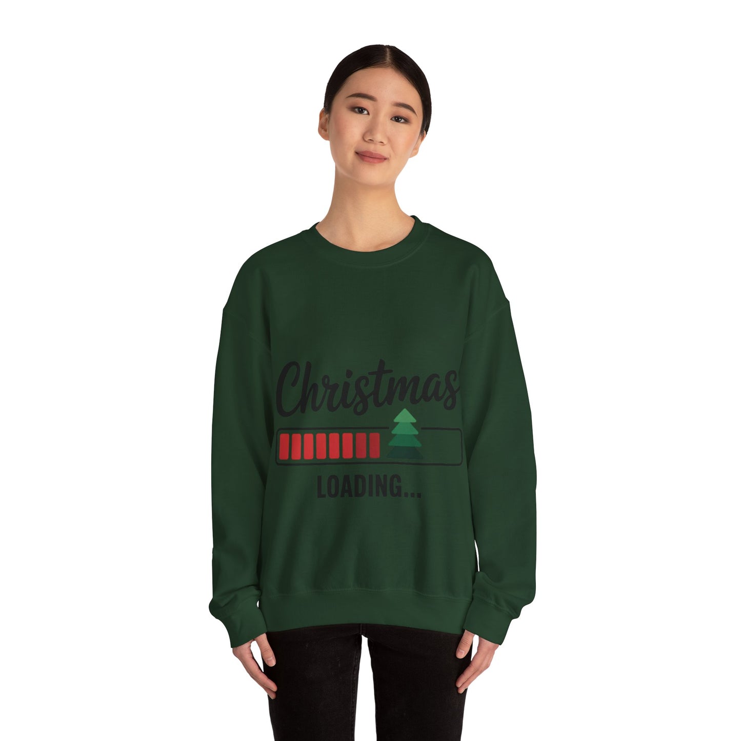 Christmas Crewneck Sweatshirt - Cozy Holiday Graphic Pullover