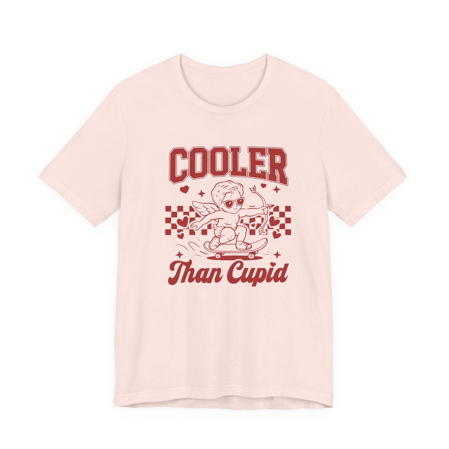 Cooler Than Cupid T‑Shirt — Retro Skater Valentine Tee