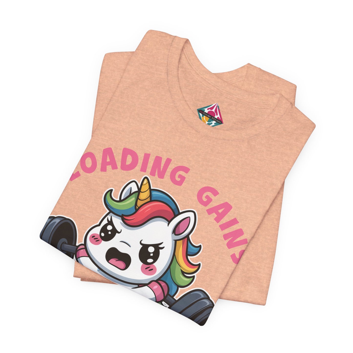 Loading Gains Please Wait Unicorn Gym T-Shirt