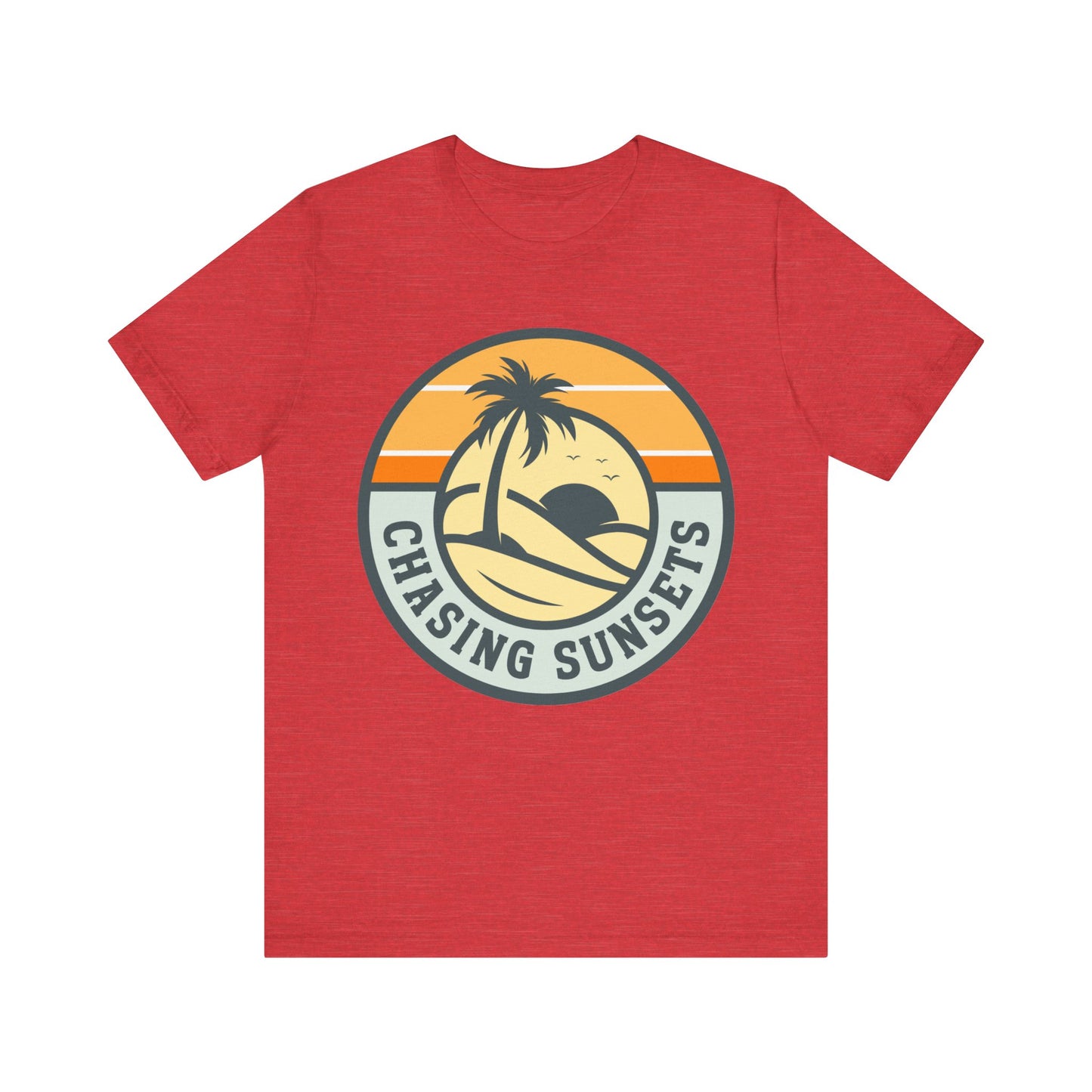 Chasing Sunsets Unisex Tee - Perfect for Beach Lovers, Summer Vibes, Casual Wear, Gift for Travelers, Sunset Enthusiasts