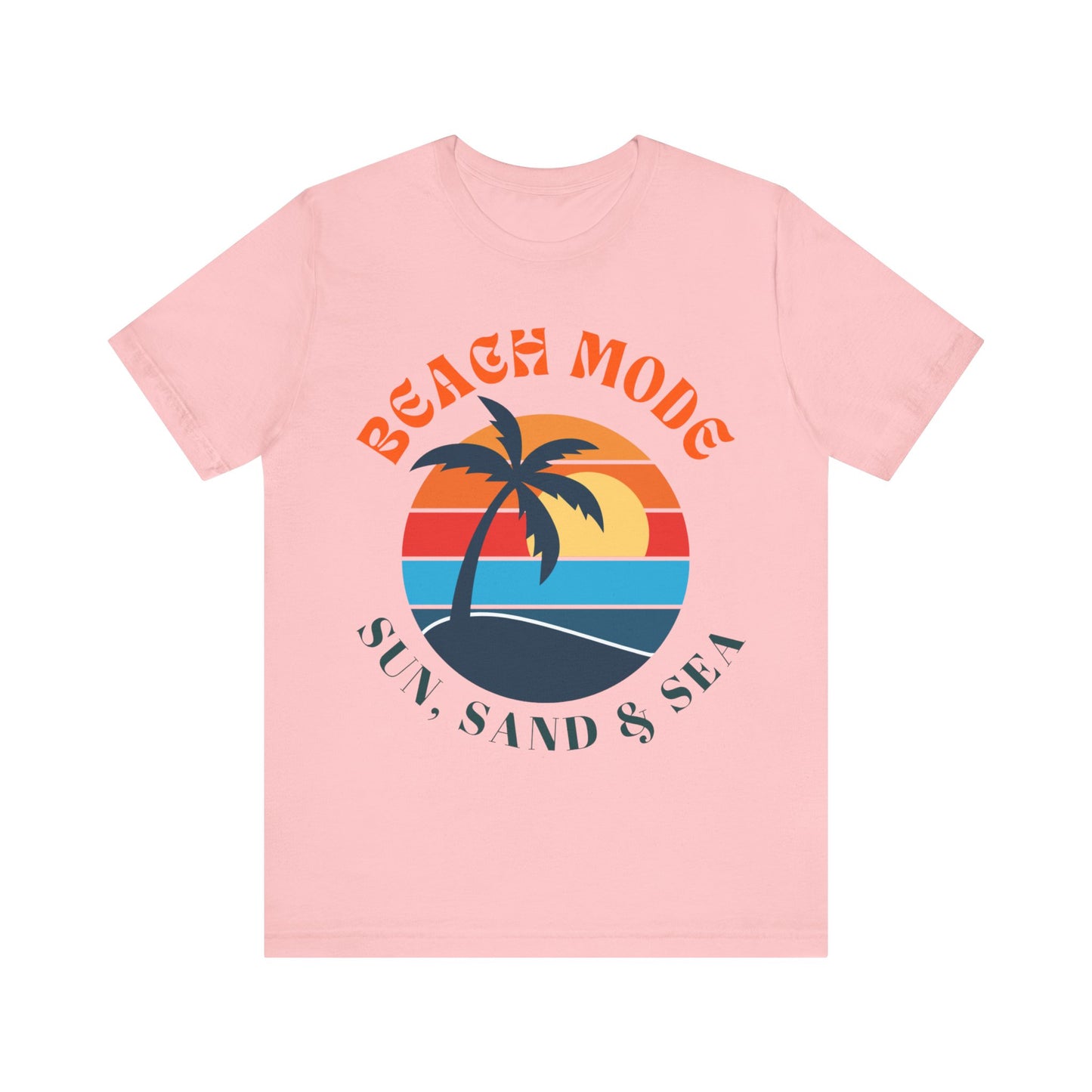 Beach Mode Unisex Jersey Tee - Perfect for Summer, Vacation, Beach Day, Sun Lovers, Casual Wear, Gift for Him/Her