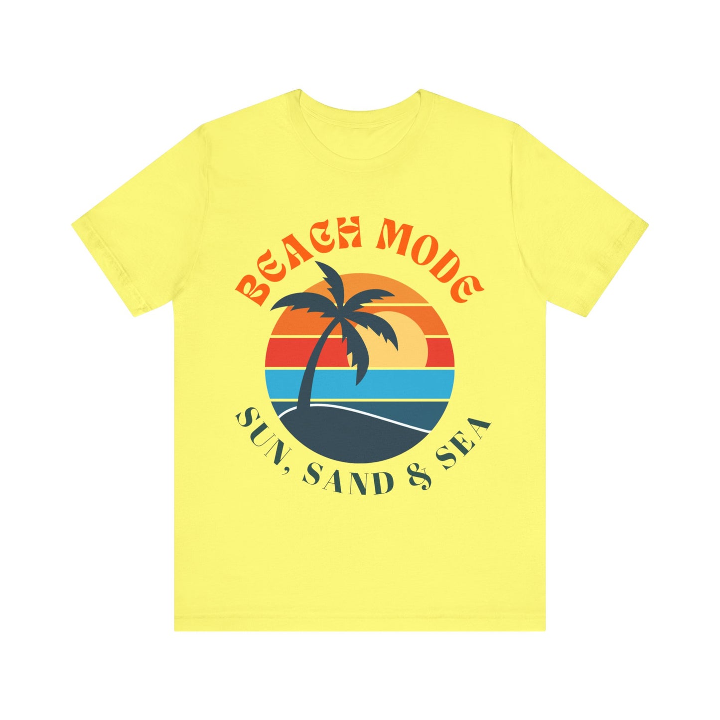 Beach Mode Unisex Jersey Tee - Perfect for Summer, Vacation, Beach Day, Sun Lovers, Casual Wear, Gift for Him/Her