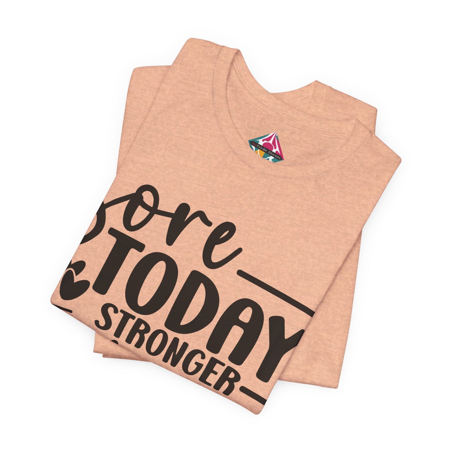 Workout T-Shirt — "Sore Today, Stronger Tomorrow" Motivational Gym Tee