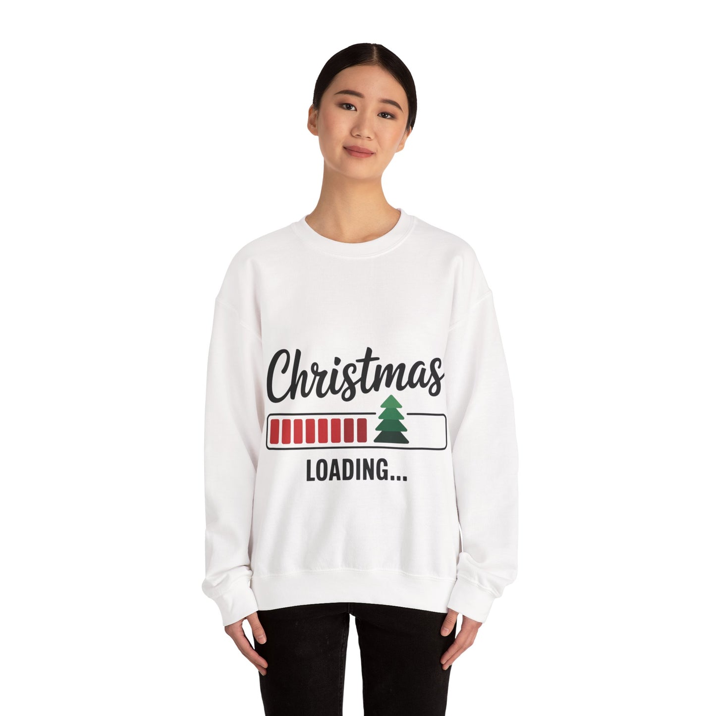 Christmas Crewneck Sweatshirt - Cozy Holiday Graphic Pullover