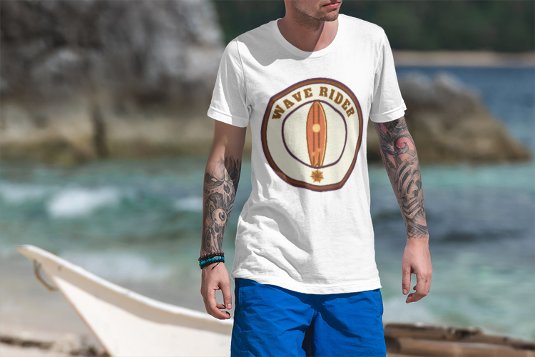 Wave Rider T-Shirt, Surfing Tee, Beachwear, Casual Summer Style, Gift for Surfers, Fun Vacation Wear