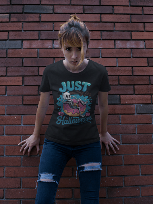 Spooky Skeleton Halloween Tee, Unisex Short Sleeve Shirt, Halloween Costume Top, October Festive Apparel, Funny Holiday Shirt