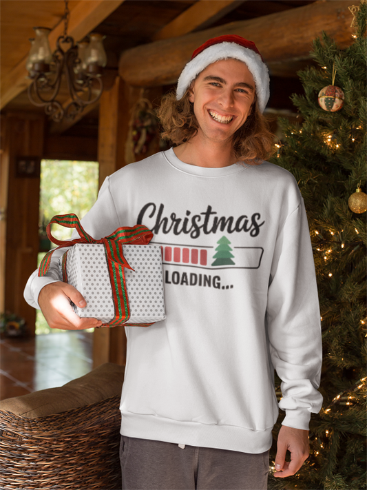 Christmas Crewneck Sweatshirt - Cozy Holiday Graphic Pullover