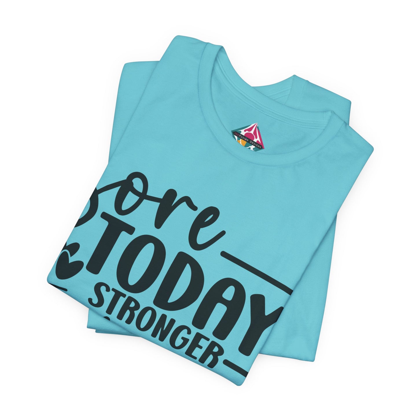 Workout T-Shirt — "Sore Today, Stronger Tomorrow" Motivational Gym Tee