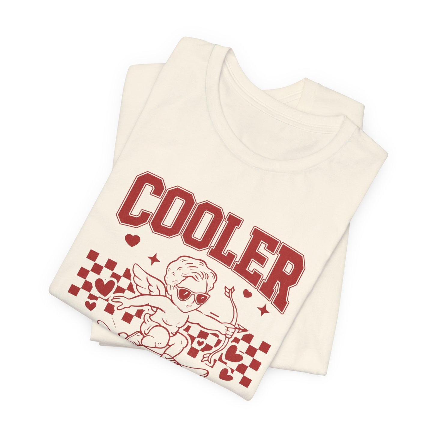 Cooler Than Cupid T‑Shirt — Retro Skater Valentine Tee