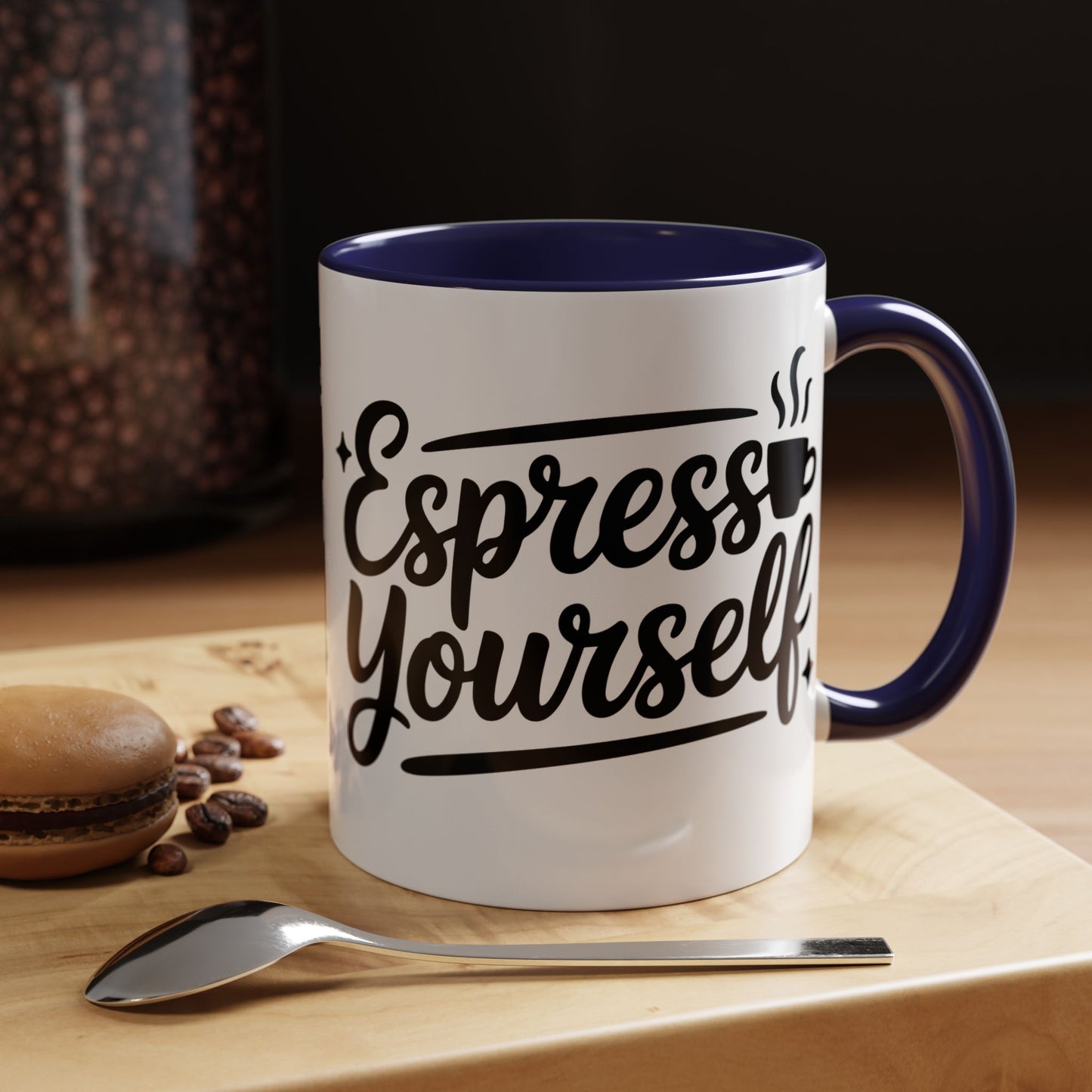Espresso Yourself Accent Coffee Mug — Funny Coffee Gift (11/15oz)