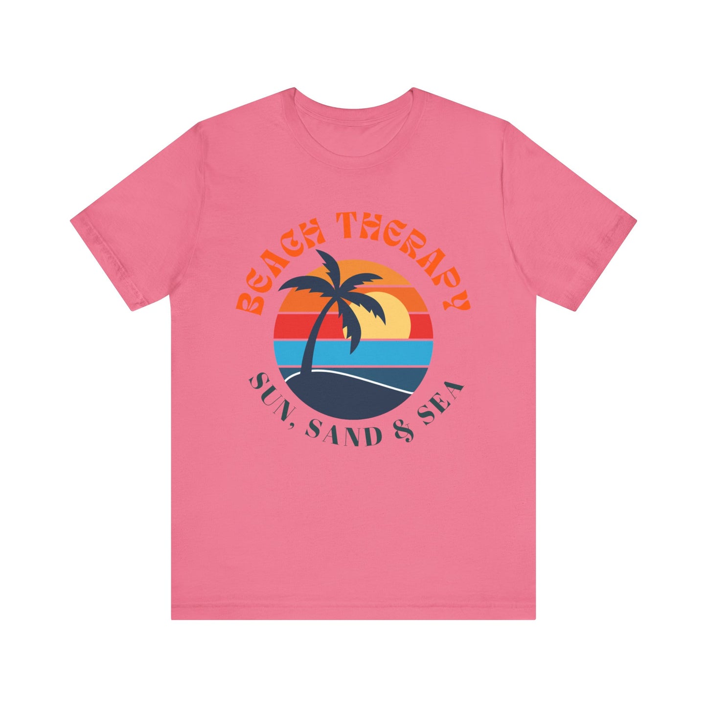 Beach Therapy Unisex Tee, Summer Vibes Shirt, Gift for Beach Lovers, Casual T-Shirt, Vacation Apparel, Fun Holidaywear