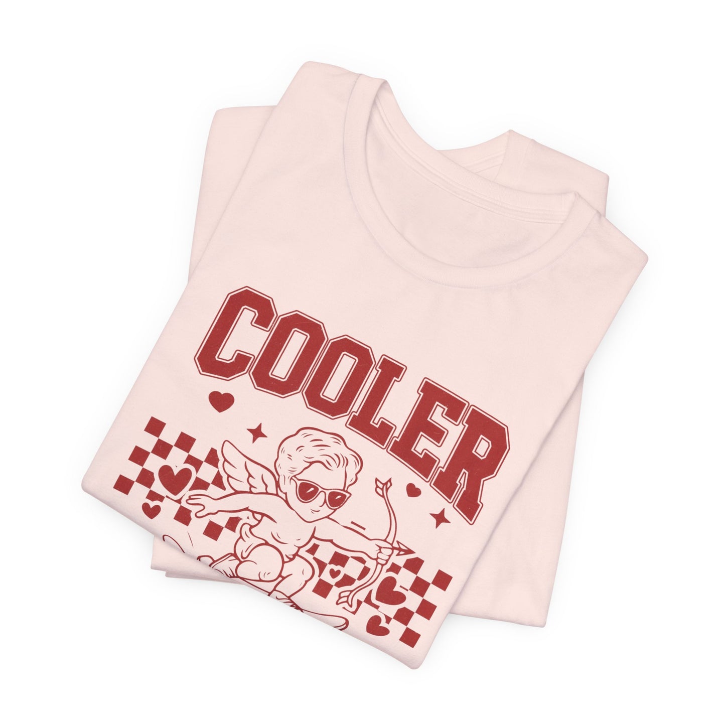 Cooler Than Cupid T‑Shirt — Retro Skater Valentine Tee