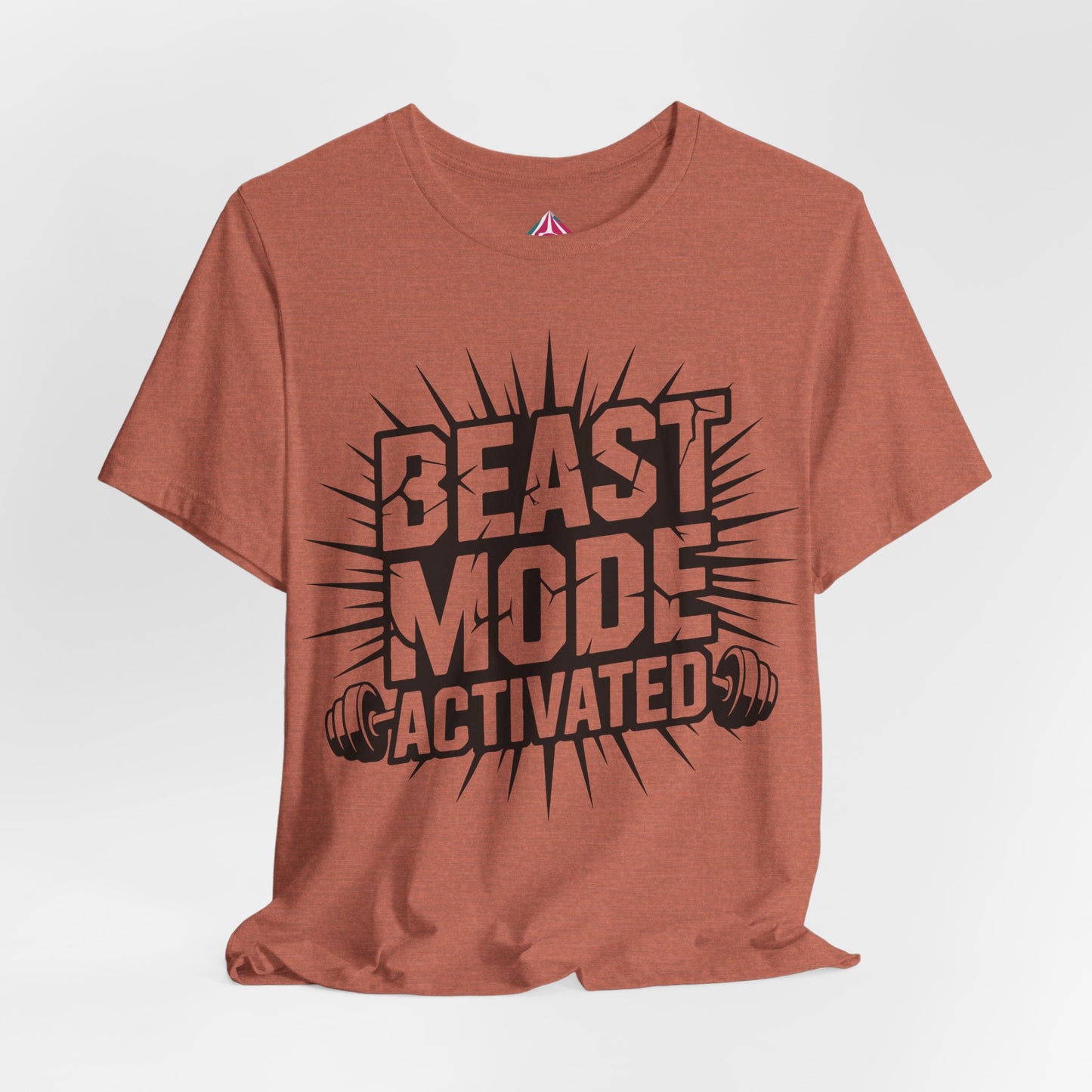 Beast Mode Activated Tee — Motivational Gym Workout T-Shirt