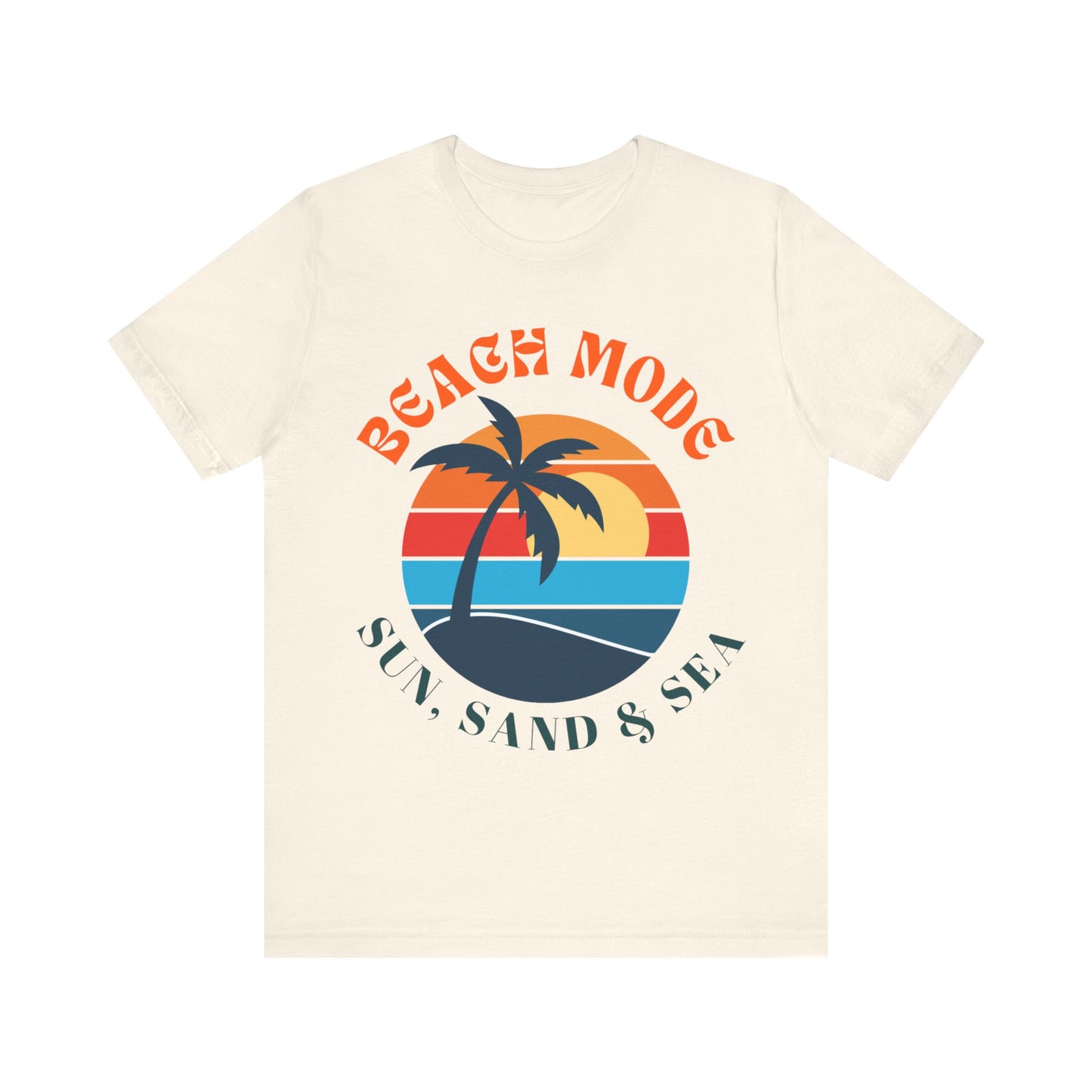 Beach Mode Unisex Jersey Tee - Perfect for Summer, Vacation, Beach Day, Sun Lovers, Casual Wear, Gift for Him/Her