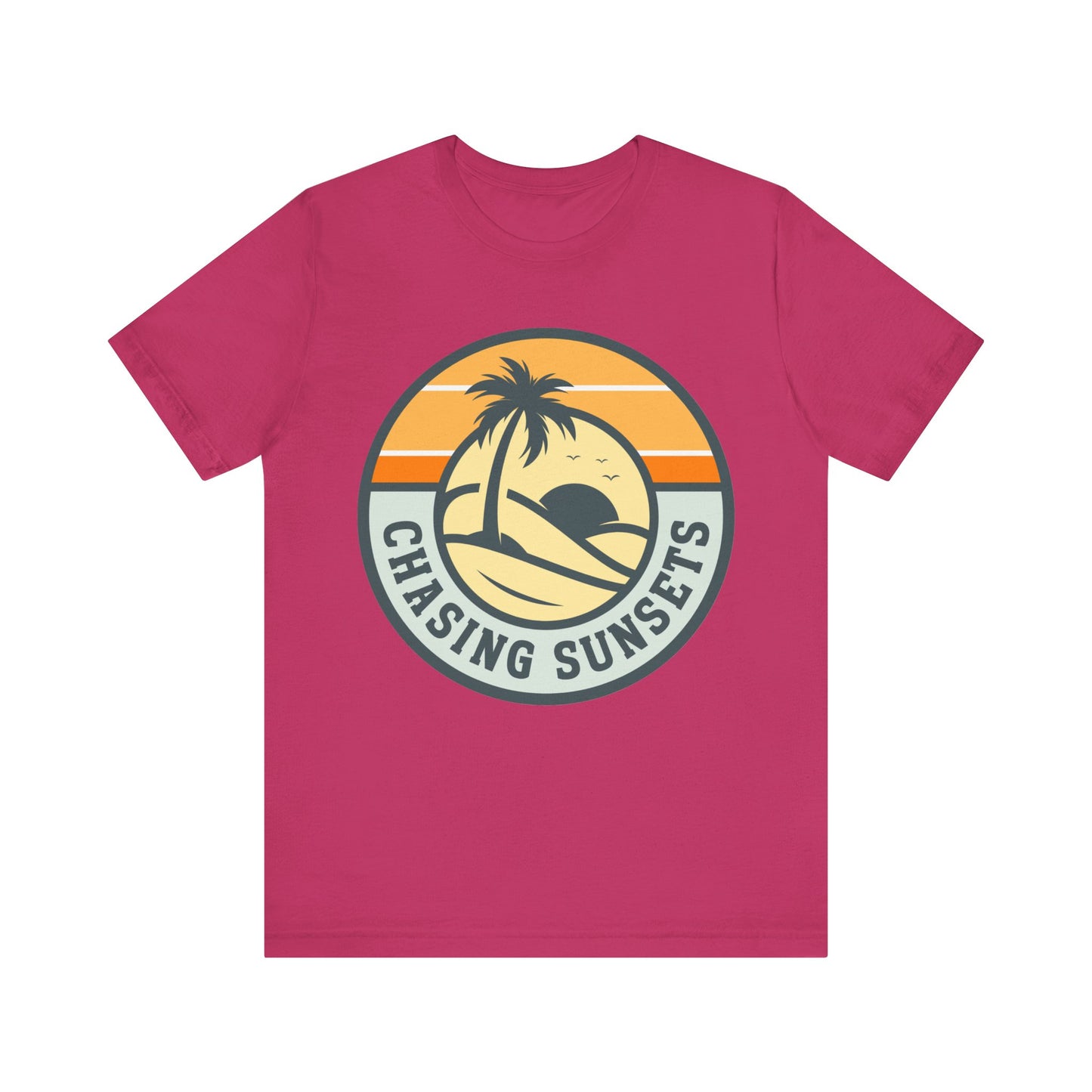 Chasing Sunsets Unisex Tee - Perfect for Beach Lovers, Summer Vibes, Casual Wear, Gift for Travelers, Sunset Enthusiasts