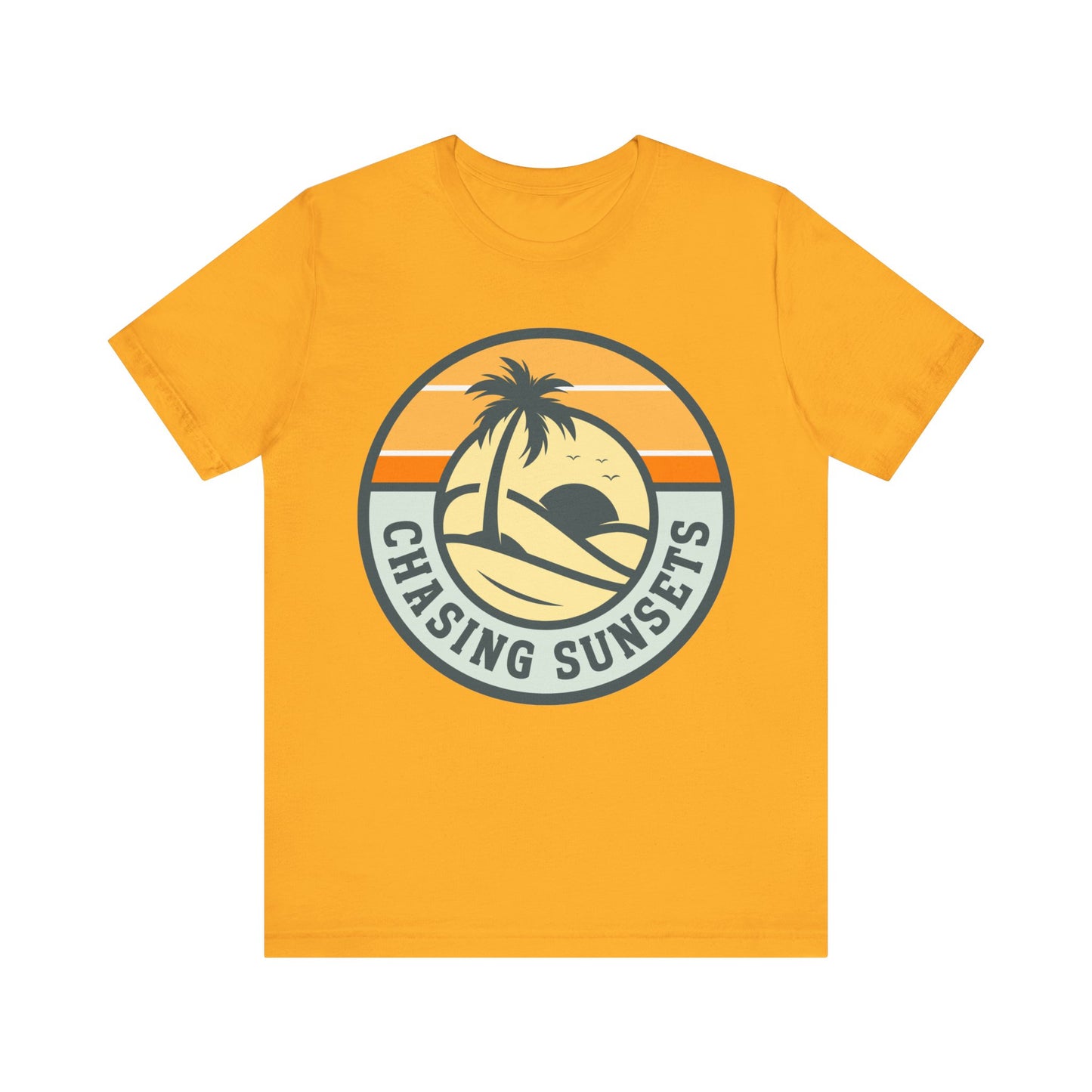 Chasing Sunsets Unisex Tee - Perfect for Beach Lovers, Summer Vibes, Casual Wear, Gift for Travelers, Sunset Enthusiasts