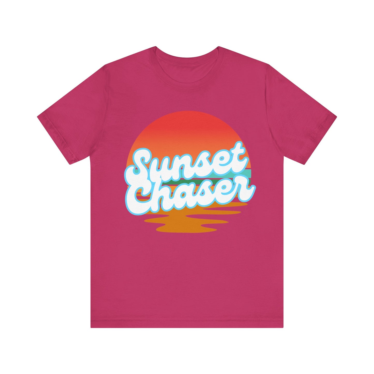 Sunset Chaser Tee - Unisex Short Sleeve T-Shirt for Beach Lovers, Summer Vibes, Vacation Wear, Gift for Nature Enthusiasts