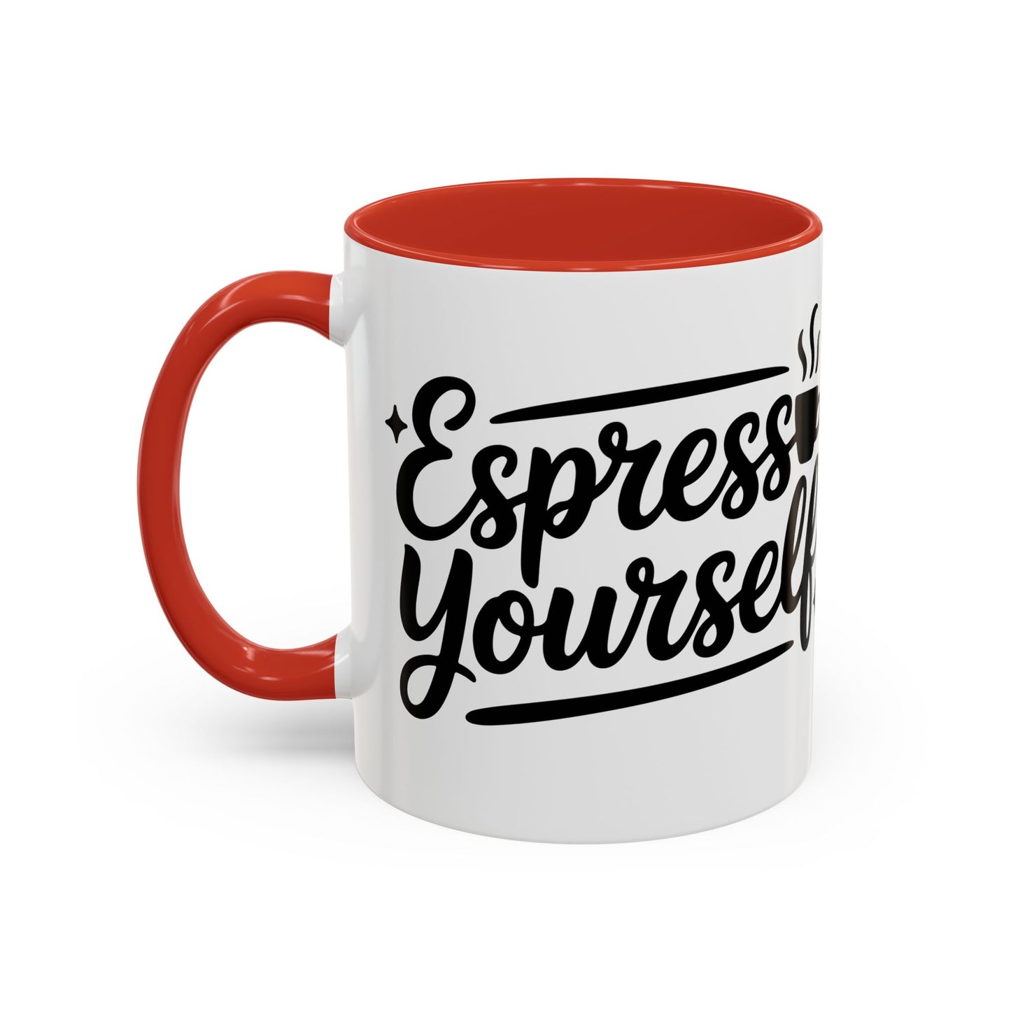Espresso Yourself Accent Coffee Mug — Funny Coffee Gift (11/15oz)