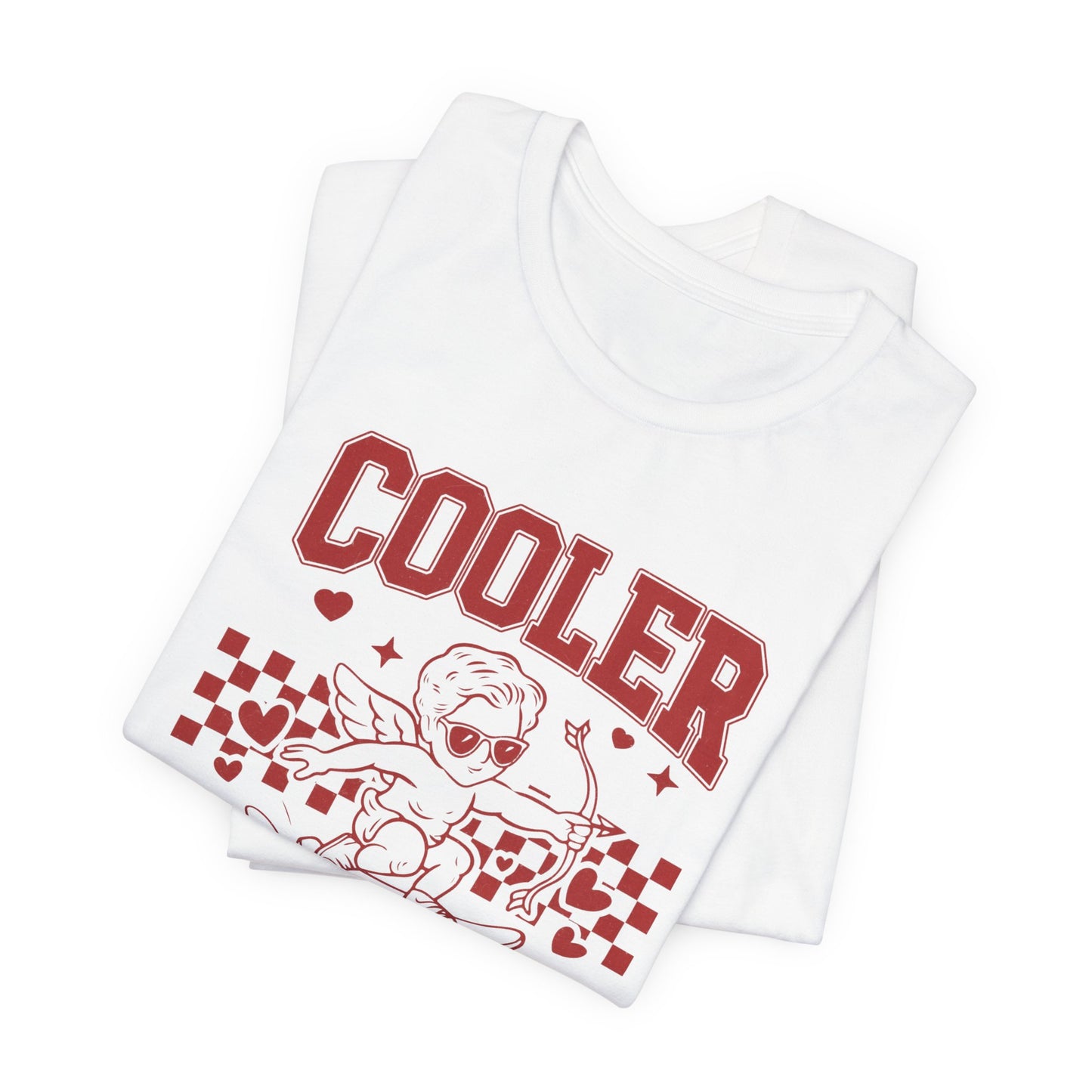 Cooler Than Cupid T‑Shirt — Retro Skater Valentine Tee