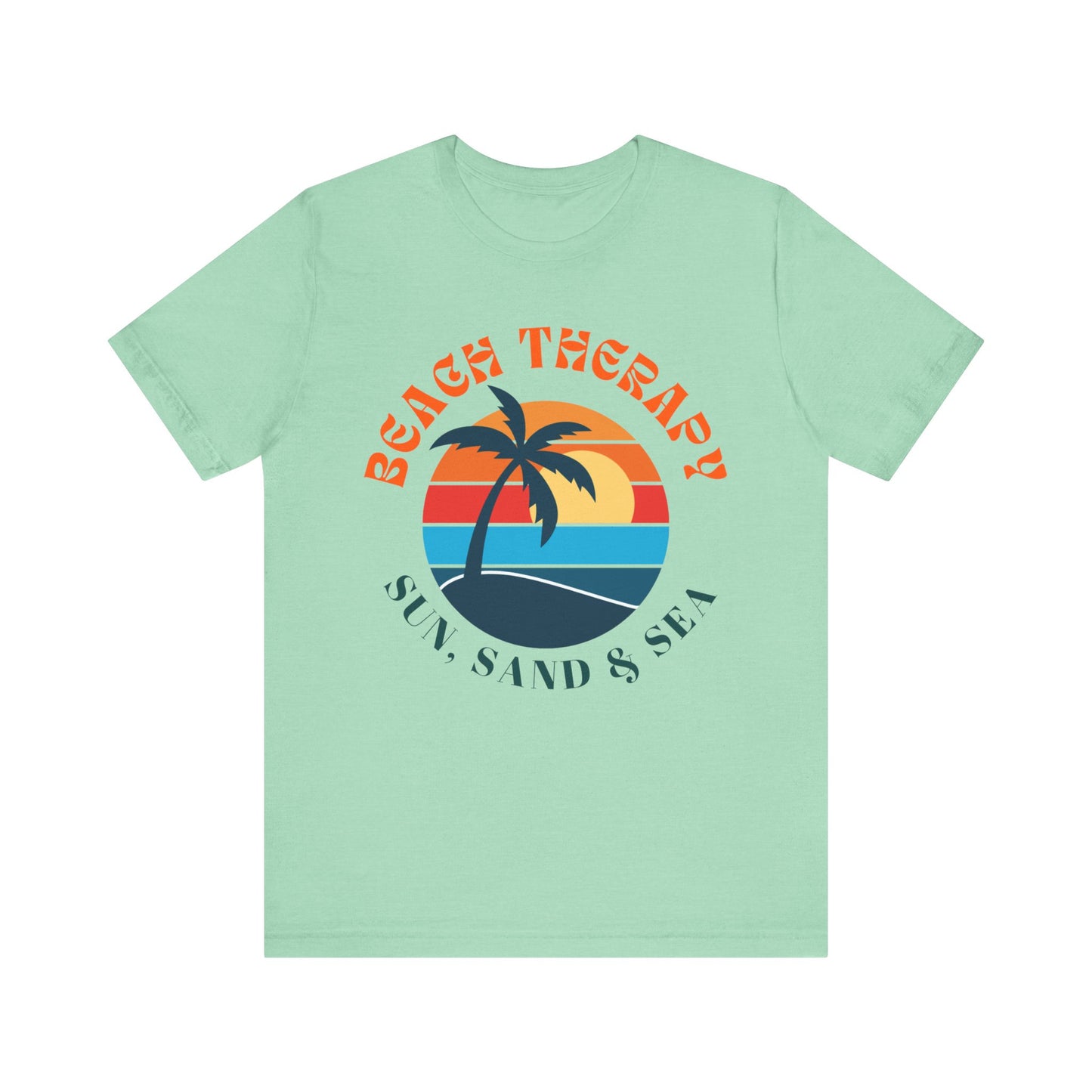 Beach Therapy Unisex Tee, Summer Vibes Shirt, Gift for Beach Lovers, Casual T-Shirt, Vacation Apparel, Fun Holidaywear