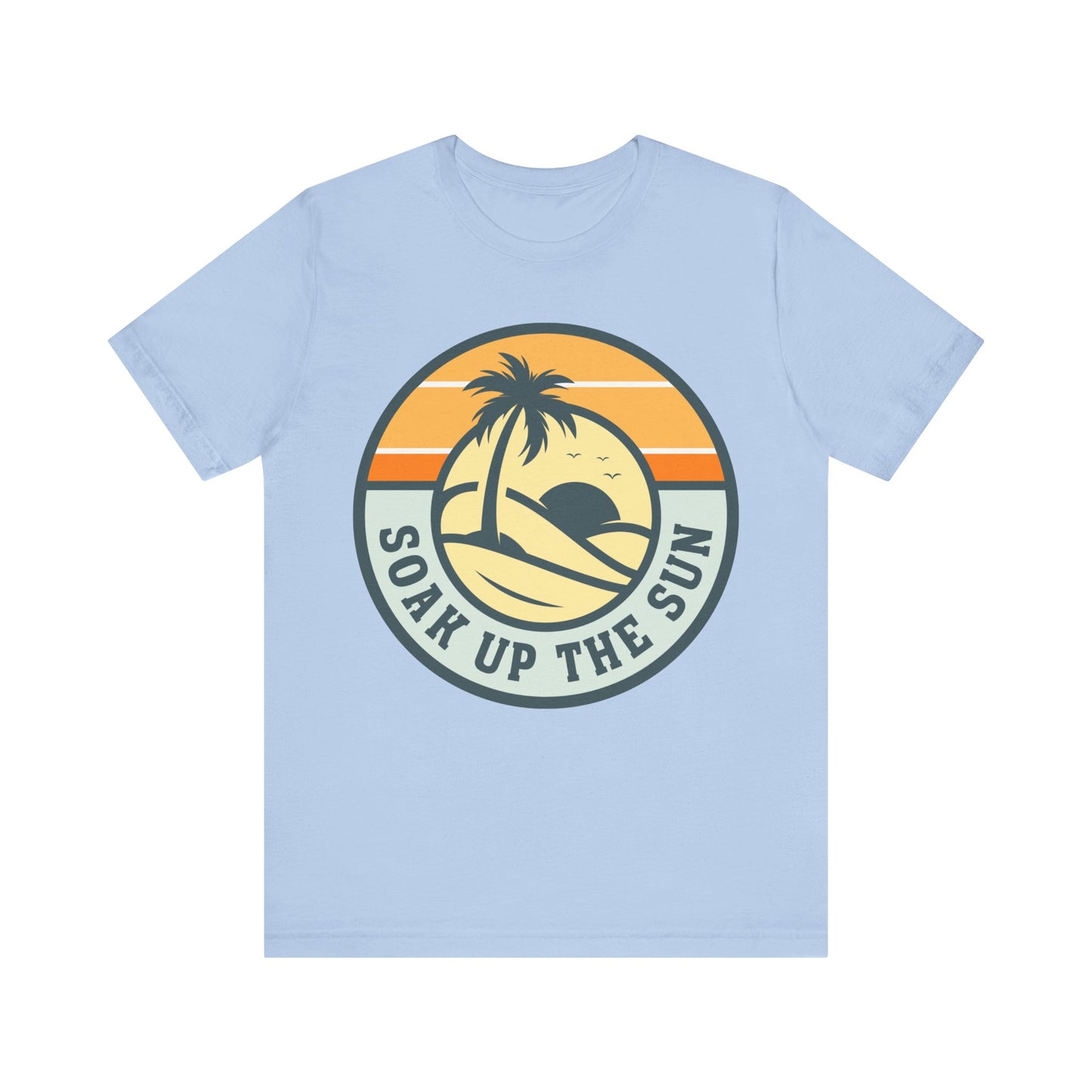 Soak Up the Sun Tee - Unisex Jersey Short Sleeve T-Shirt, Summer Vibes, Beachwear, Gift for Sun Lovers, Tropical T-Shirt