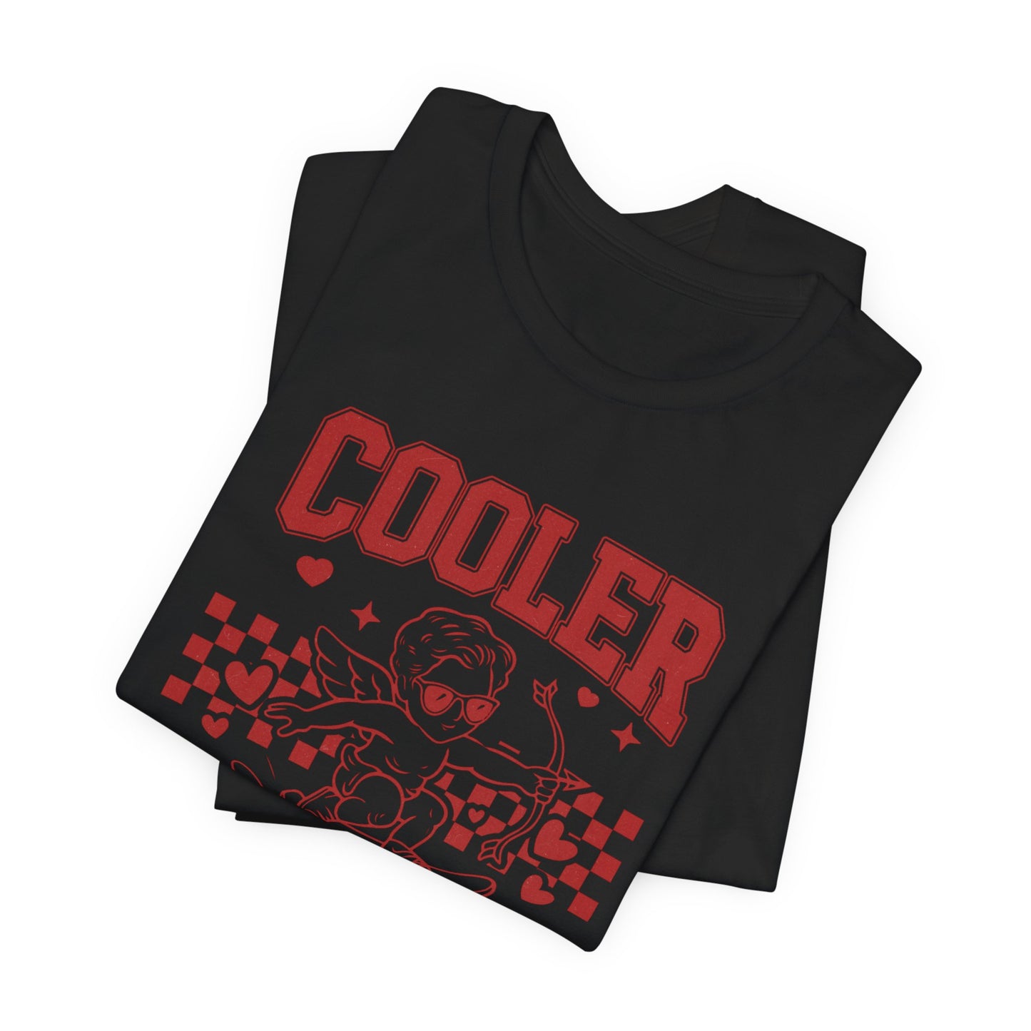 Cooler Than Cupid T‑Shirt — Retro Skater Valentine Tee