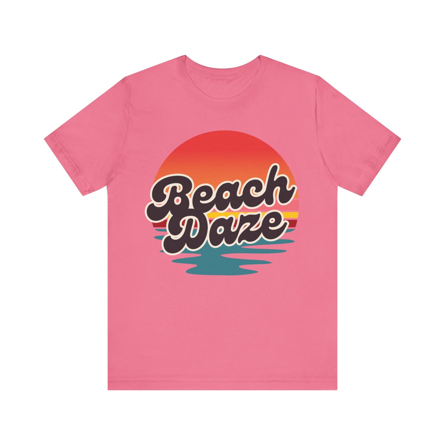Beach Vibes Unisex Jersey Tee | Casual Summer Shirt, Beachwear, Vacation Outfit, Graphic Tee, Gift for Beach Lovers