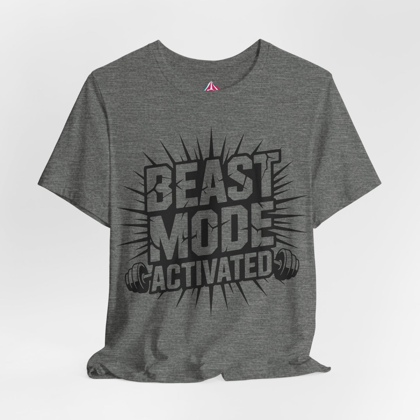 Beast Mode Activated Tee — Motivational Gym Workout T-Shirt