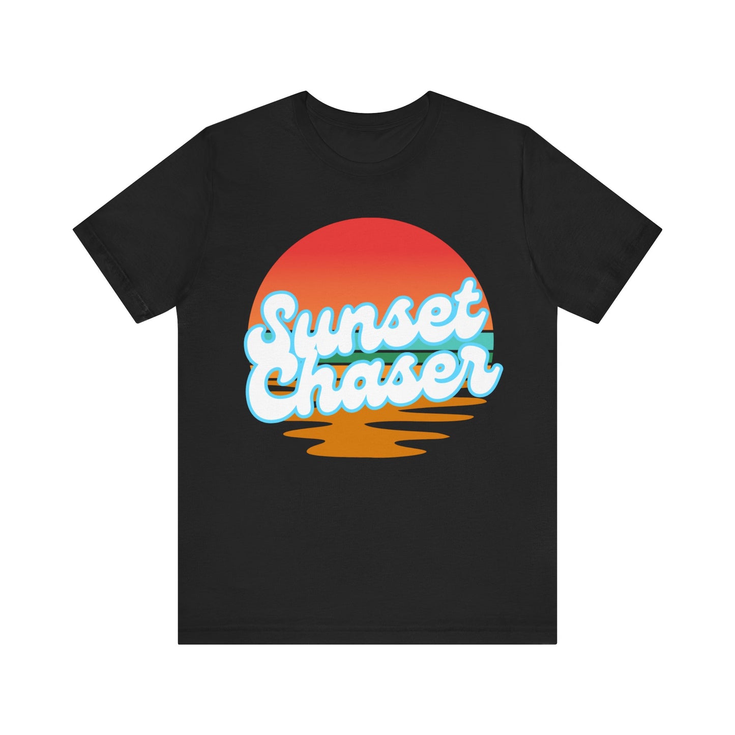 Sunset Chaser Tee - Unisex Short Sleeve T-Shirt for Beach Lovers, Summer Vibes, Vacation Wear, Gift for Nature Enthusiasts