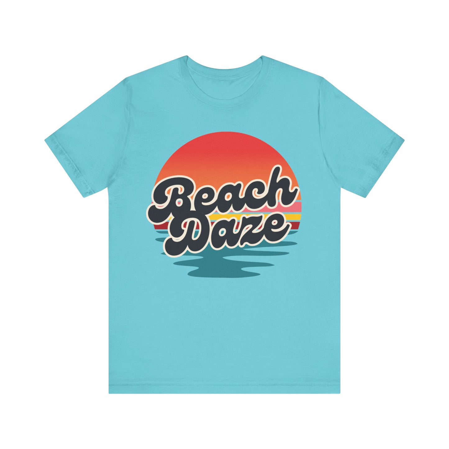 Beach Vibes Unisex Jersey Tee | Casual Summer Shirt, Beachwear, Vacation Outfit, Graphic Tee, Gift for Beach Lovers