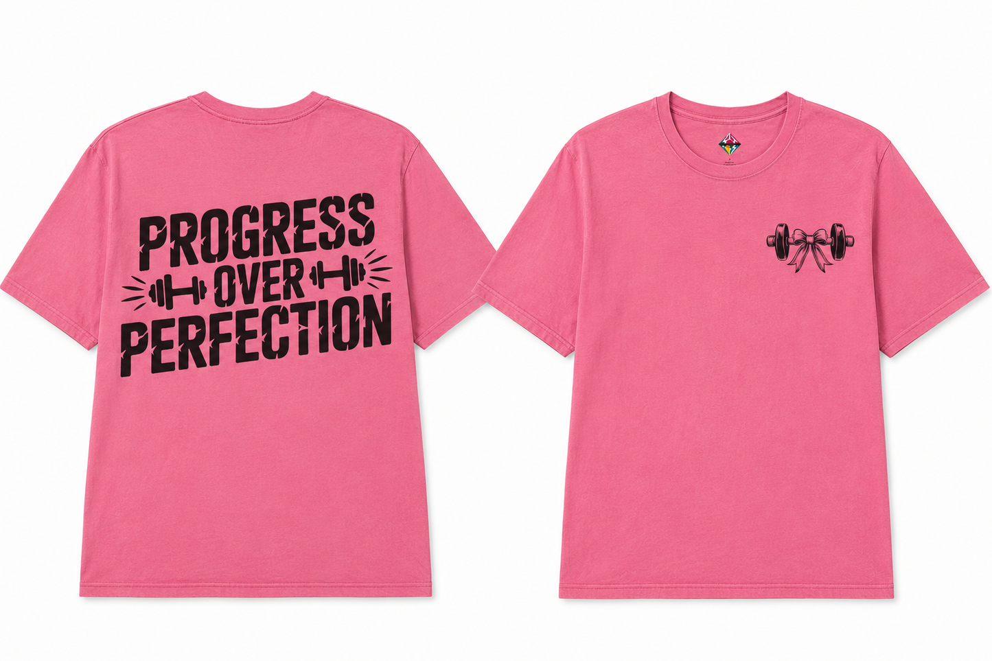 Progress Over Perfection Gym T-Shirt — Motivational Fitness Tee